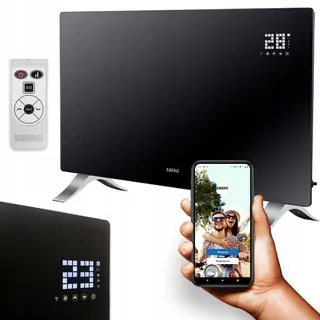 Konvektor EBERG EVI PRO 2400 W, čierny